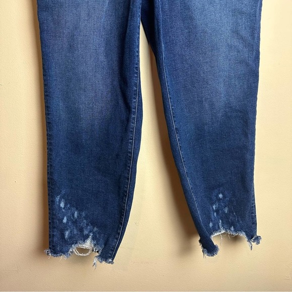 Lane Bryant High Rise Girlfriend Straight Jeans Flexmagic Waistband Crop 14 - Picture 5 of 16